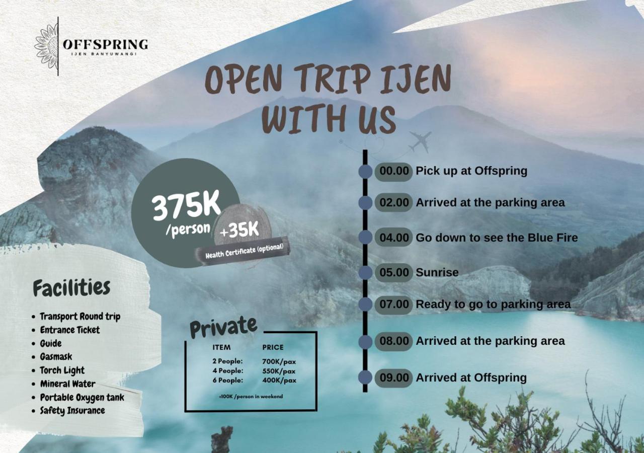 Offspring Ijen Hostel Banyuwangi Exterior foto